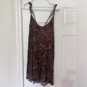 Patterned mini dress